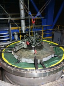 Field flange end face repair service V